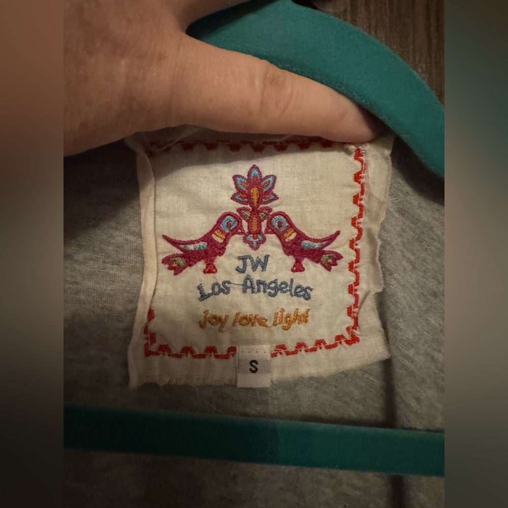 005JW // Johnny Was Los Angeles embroidered shirt // S - Picture 4 of 5